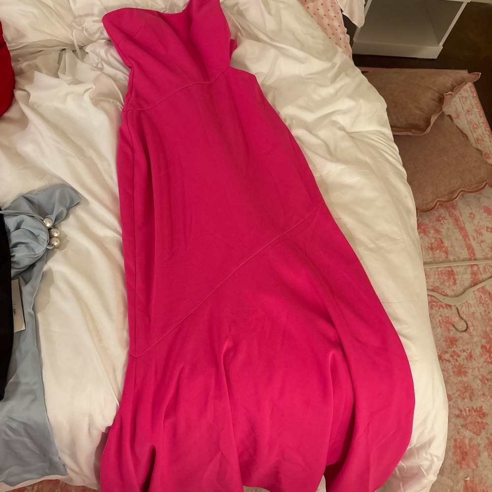 Hot pink prom dress!
